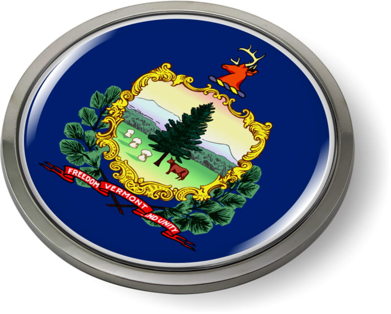 Vermont - State Flag Emblem